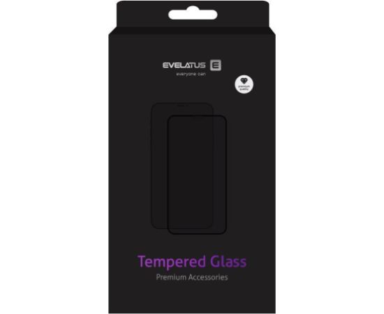 Evelatus Xiaomi  Note 8T 2.5D Black Frame (Full Glue)