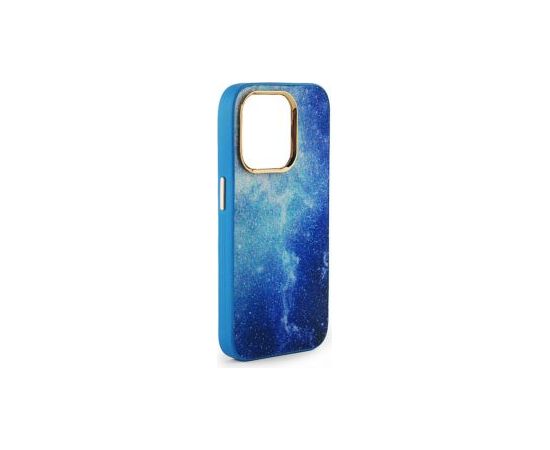 iLike iPhone 15 Print Desire Customized Diamonds Case Apple Blue