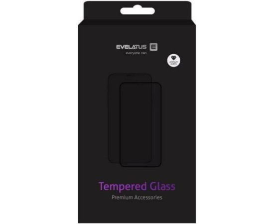 Evelatus iPhone 12 / 12 Pro Corning Gorilla Glass Anti-Static 3D Full Cover 5X Strong Apple