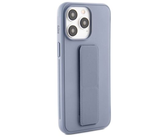 iLike iPhone 14 Pro Silicone Case with stand Apple Purple