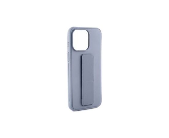 iLike iPhone 15 Silicone Case with stand Apple Purple