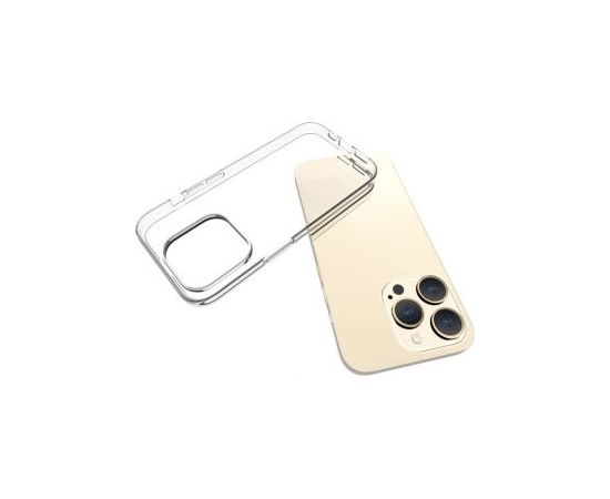 Evelatus iPhone 15 Pro Clear Silicone Case 1.5mm TPU Apple Transparent