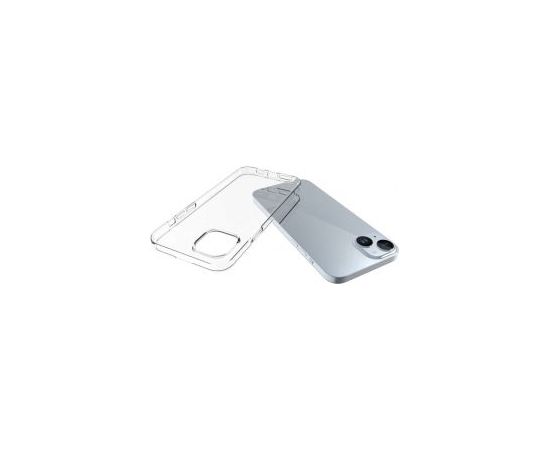 Evelatus iPhone 15 Plus Clear Silicone Case 1.5mm TPU Apple Transparent