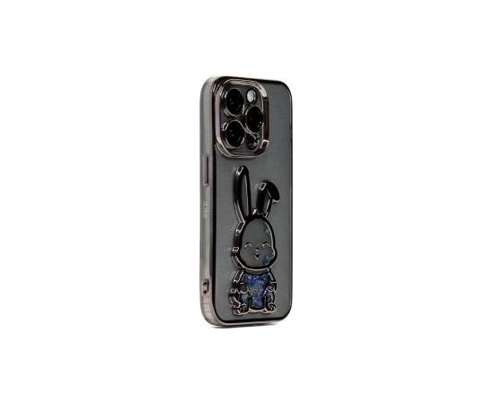 iLike iPhone 15 Pro Silicone Case Print Desire Rabbit Apple Black Чехлы - альтернативные