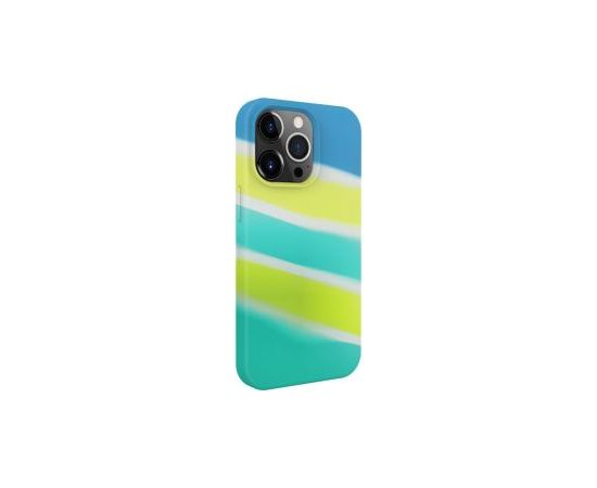 Evelatus iPhone 15 Pro Max Silicone case Multi-Colored Apple Yellow Green