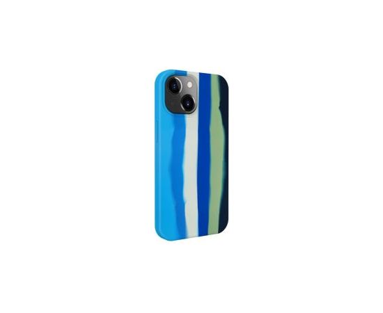 Evelatus iPhone 15 Plus Silicone case Multi-Colored Apple Blue Чехлы - альтернативные