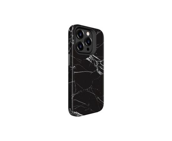 Evelatus iPhone 15 Pro Max Armor case TPU+PC Customized Print Design Marble Apple Black Чехлы - альтернативные