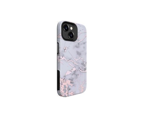 Evelatus iPhone 15 Armor case TPU+PC Customized Print Design Apple Silver Neoriģinālie Maciņi