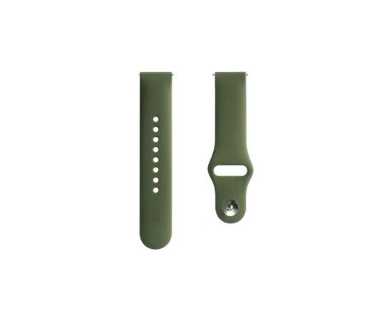 Evelatus 22mm Silicone Loop (130mm M/L)  Dark Green