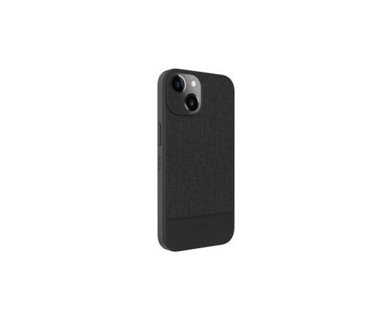 iLike iPhone 14 Plastic Leather Back Cover Apple Black