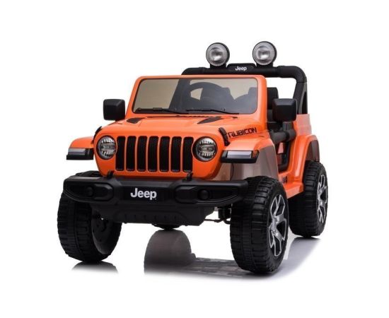 Lean Cars Electric Ride On  Jeep Rubicon 4x4 Orange Детский электромобиль
