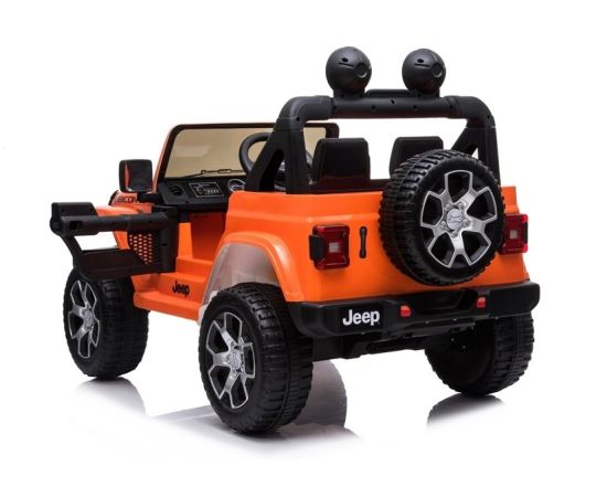 Lean Cars Electric Ride On  Jeep Rubicon 4x4 Orange Детский электромобиль
