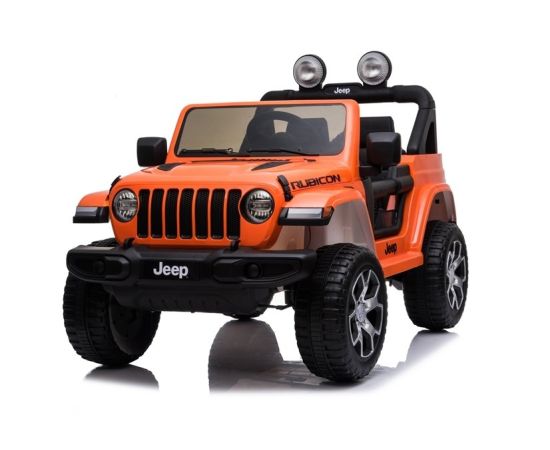 Lean Cars Electric Ride On  Jeep Rubicon 4x4 Orange Детский электромобиль