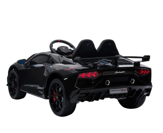 Lean Cars Lamborghini Aventador Bērnu vienvietīgs elektromobilis,  melns