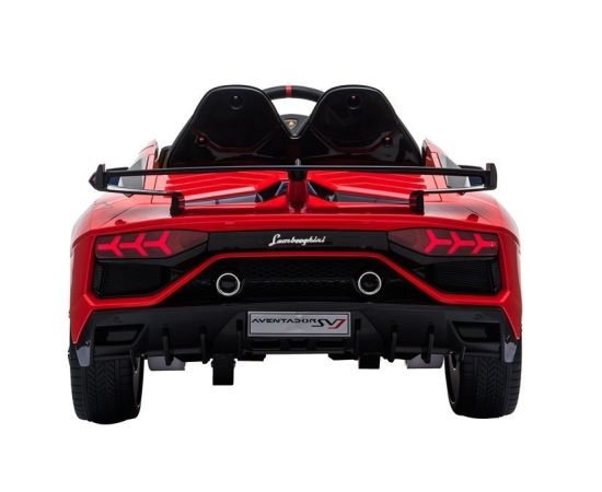 Lean Cars Lamborghini Aventador Bērnu vienvietīgs elektromobilis, sarkans