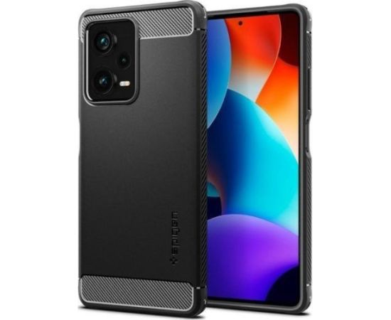 CASE Spigen Rugged Armor Xiaomi Redmi Note 12 Pro+ Plus 5G Matte Black