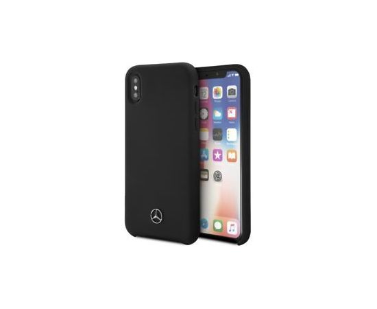 Mercedes-Benz iPhone XR Liquid Silicone Case Apple Black