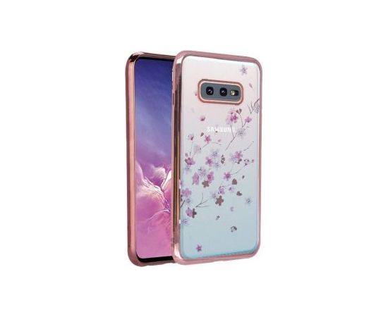 GreenGo Samsung Galaxy S10E G970 Flower Samsung Gold