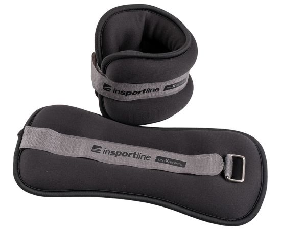 Potītes/parušu atsvari inSPORTline ON-X Neoprener 2 x 1 kg