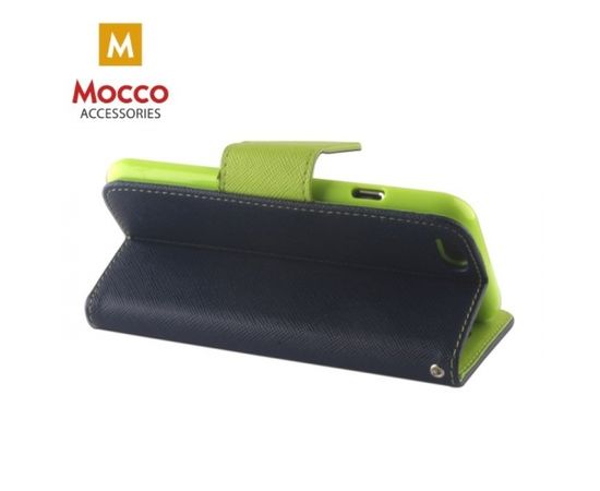 Mocco Fancy Book Case Grāmatveida Maks Telefonam Nokia 8 Zils / Zaļš