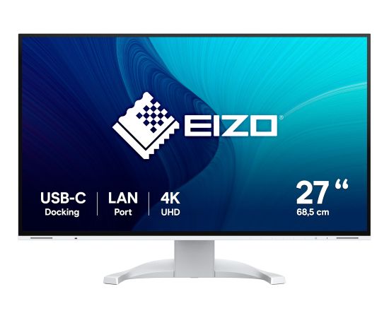 EIZO EV2740X-WT, LED monitor - 27 - white, UltraHD/4K, LAN, USB-C