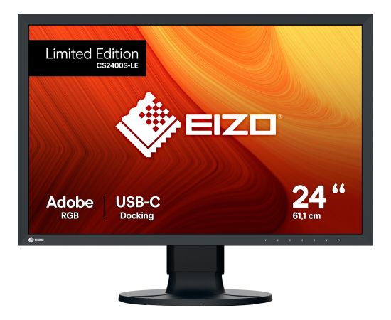 EIZO CS2400S-LE ColorEdge, LED monitor - 24.1 - black, HDMI, DisplayPort, USB-C