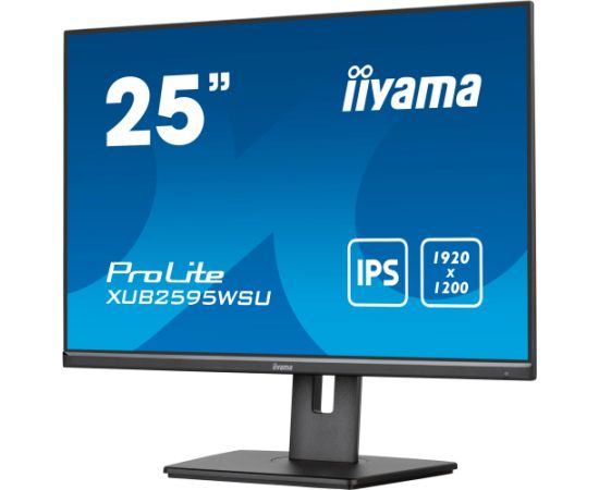 iiyama XUB2595WSU-B5, LED monitor - 25 - black, WUXGA, HDMI, DisplayPort