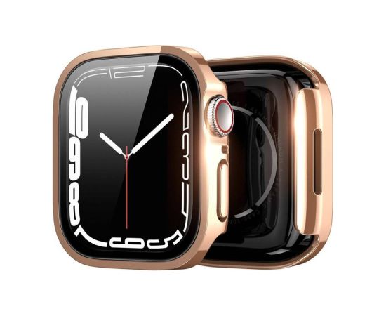 Tempered glass case Dux Ducis Hamo Apple Watch 44mm pink