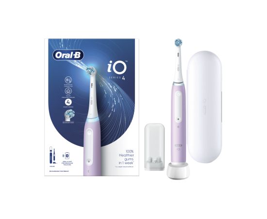 BRAUN Series iO4 el.zobu  birste, Lavender