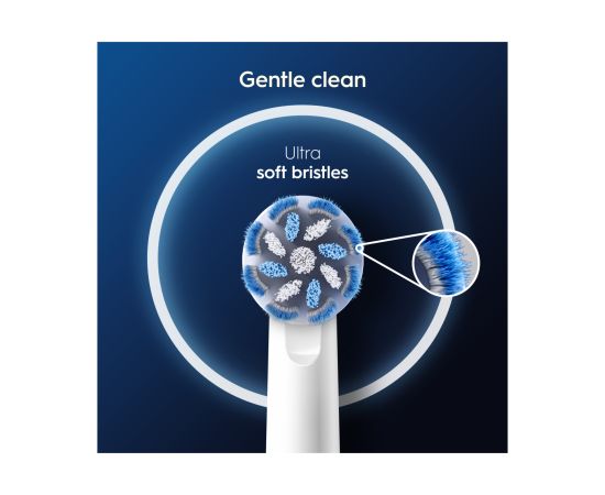 BRAUN el. zobu birstes uzgalis Sensitive Clean Pro 2gab