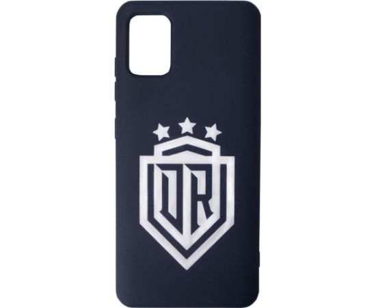Evelatus Samsung A41 Soft Touch Silicone Case DR Logo N1 White  Black