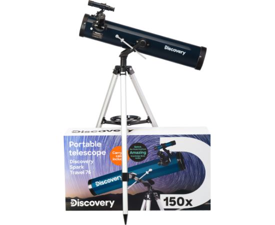 (EN) Discovery Spark Travel 76 Telescope with book