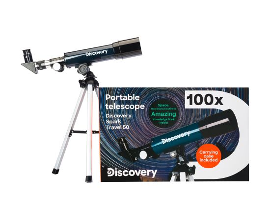 (EN) Discovery Spark Travel 50 Telescope with book