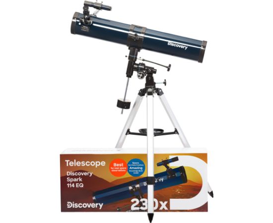 (EN) Discovery Spark 114 EQ Telescope with book