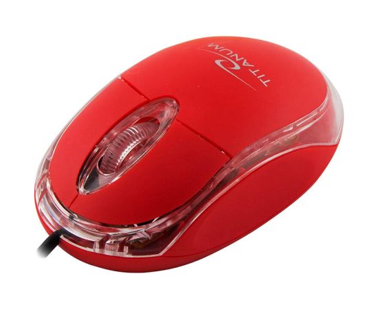 Esperanza TM102R Titanium Wired mouse (red)