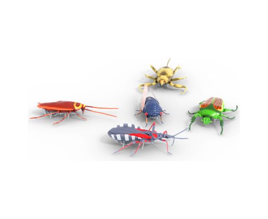 HEXBUG Interaktīvā rotaļlieta Nano reālistiskās vaboles, 5-paka