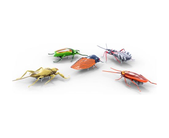 HEXBUG Interaktīvā rotaļlieta Nano reālistiskās vaboles, 5-paka