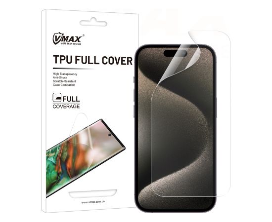 Vmax protective film invisble TPU film - full coverage priekš iPhone 7 | 8 Plus