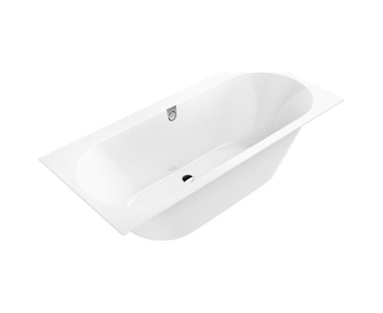 Villeroy & Boch vanna Oberon 2.0 Duo, 1700x750 mm, ar kājām un sifonu, balta Quaryl®