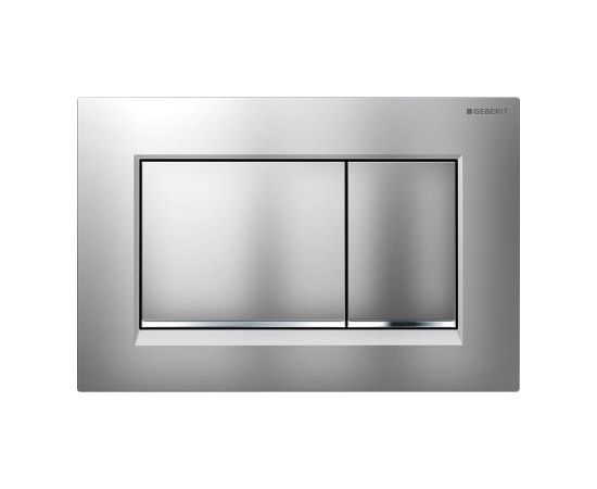 Geberit taustiņš Sigma30, 246x164 mm, matēts hroms/hroms/matēts hroms Встроенные фреймы