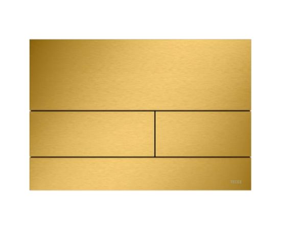 taustiņš TECEsquare duo, 220x150 mm, polished gold optic