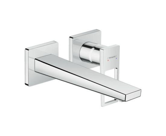 Hansgrohe izlietnes maisītāja Metropol Loop virsapmetuma daļa, 2 caurumu, iztece 225 mm, hroms