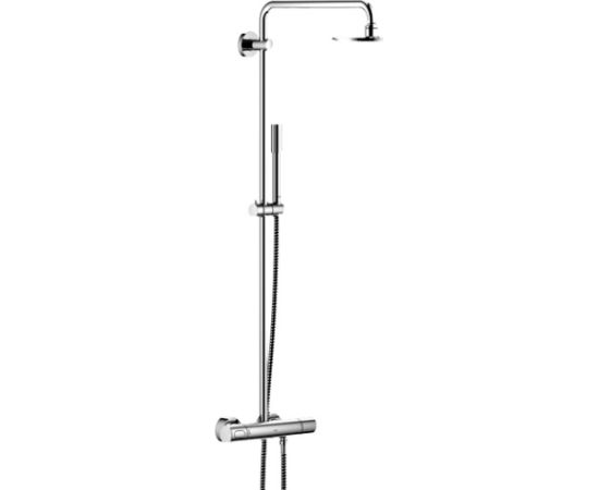 Grohe dušas sistēma ar termostatu Rainshower 210, rokas duša Sena Stick, hroms