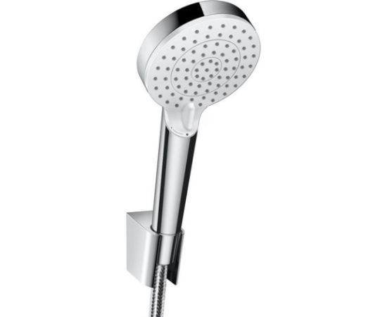 Hansgrohe rokas dušas komplekts Crometta 100 Vario Porter, Comfortflex 1250 mm, balts/hroms