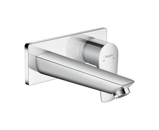Hansgrohe iebūvējamā izlietnes maisītāja Talis E virsapmetuma daļa, 2 caurumu, iztece 165 mm, no sienas, hroms
