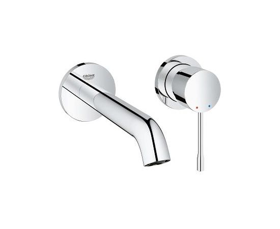 Grohe iebūvējamā izlietnes maisītāja Essence virsapmetuma daļa, 2 caurumu, iztece 183 mm, no sienas, hroms