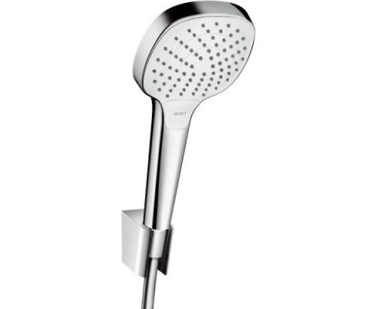 Hansgrohe rokas dušas komplekts Croma Select E Vario Porter, 1250 mm, balta/hroms