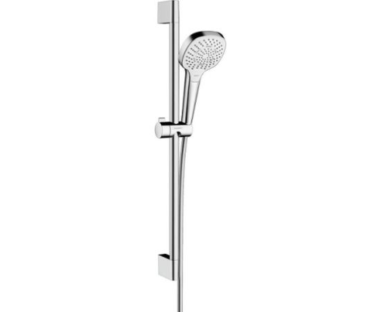 Hansgrohe rokas dušas komplekts Croma Select E Multi, 650 mm, EcoSmart 9 l/min, balta/hroms