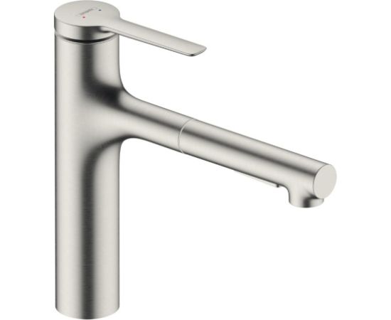 Hansgrohe virtuves izlietnes maisītājs ar izvelkamu dušu Zesis M33-160 2jet, stainless steel finish + sBox