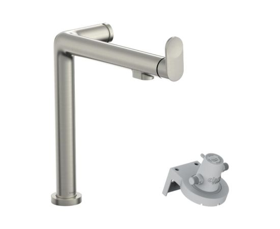 Hansgrohe virtuves izlietnes maisītājs Aqittura M91 FilterSystem 240, bez filtra, stainless steel finish